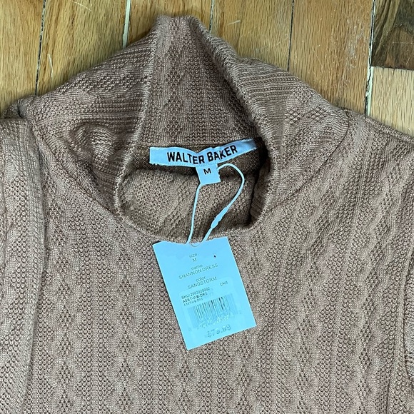Water Baker Women’s Turtleneck Knit Long Sleeve Dress Size M NWT - Picture 4 of 4